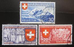 Poštovní známky Švýcarsko 1939 Národní výstava Mi# 335-37
