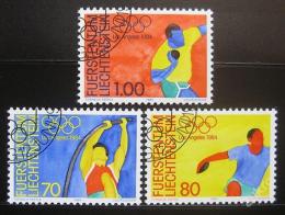 Poštovní známky Lichtenštejnsko 1984 LOH Los Angeles Mi# 846-48