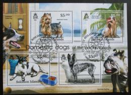 Poštovní známky Šalamounovy ostrovy 2013 Psi Mi# 1586-89