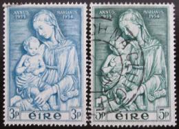 Poštovní známky Irsko 1954 Mariánský rok Mi# 120-21