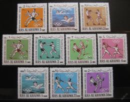 Poštovní známky Rás al-Chajma 1966 Arabské hry Mi# 113-22