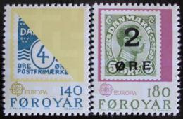 Poštovní známky Faerské ostrovy 1979 Evropa CEPT, historie pošty Mi# 43-44