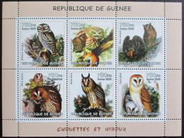 Potovn znmky Guinea 2002 Sovy - zvtit obrzek