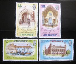 Poštovní známky Jersey 1977 Královská VŠ Mi# 168-71