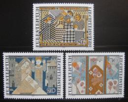 Poštovní známky Lichtenštejnsko 1979 Vyšívání Mi# 738-40