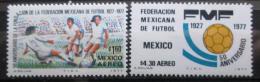 Potovn znmky Mexiko 1977 Fotbalov federace Mi# 1551-52