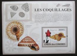 Poštovní známka Komory 2009 Mušle a maják Mi# Block 470 Kat 10€