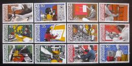 Poštovní známky Lichtenštejnsko 1984 Profese Mi# 849-60 Kat 13€