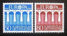 Poštovní známky Lichtenštejnsko 1984 Evropa CEPT Mi# 837-38