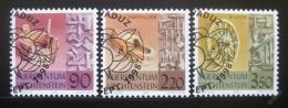 Poštovní známky Lichtenštejnsko 1998 Tradièní umìní Mi# 1180-82 Kat 15€ 