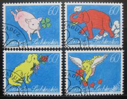 Poštovní známky Lichtenštejnsko 1994 Pozdravy Mi# 1085-88