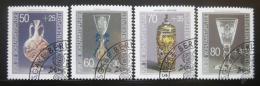 Poštovní známky Nìmecko 1986 Výrobky ze skla Mi# 1295-98