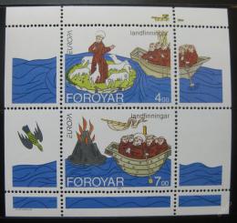 Poštovní známky Faerské ostrovy 1994 Evropa CEPT Mi# Block 7