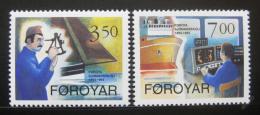 Poštovní známky Faerské ostrovy 1994 Škola navigace Mi# 264-65