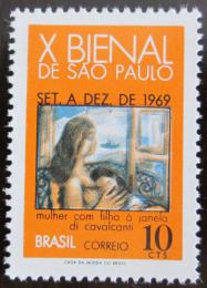 Potovn znmka Brazlie 1969 Umn Mi# 1215 - zvtit obrzek