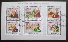 Potovn znmky Mosambik 2009 Joseph Haydn Mi# 3392-97 - zvtit obrzek