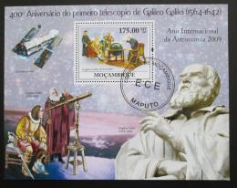 Potovn znmka Mosambik 2009 Galileo Galilei Mi# Block 275 - zvtit obrzek