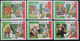 Poštovní známky Senegal 1990 MS ve fotbale Mi# 1076-81