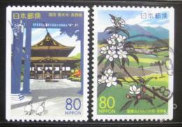Poštovní známky Japonsko 2001 Chrám Zenkoji Mi# 3167-68