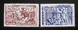Poštovní známky Norsko 1980 Severská spolupráce Mi# 821-22