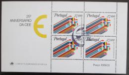 Poštovní známky Portugalsko 1982 Výroèí EEC Mi# Block 34