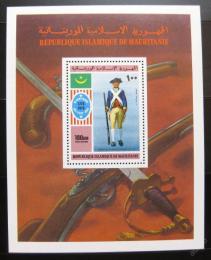 Poštovní známka Mauritánie 1976 Vojenská uniforma Mi# Block 14