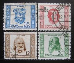 Poštovní známky DDR 1952 Osobnosti Mi# 311-14 Kat 45€