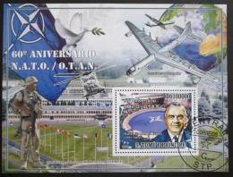 Poštovní známka Svatý Tomáš 2009 NATO Mi# Block 698 Kat 10€