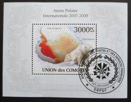 Poštovní známka Komory 2009 Mezinárodní polární rok Mi# Block 581 Kat 15€ 