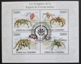 Poštovní známky Komory 2009 Pavouci Mi# 2677-80