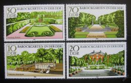 Poštovní známky DDR 1980 Barokní zahrady Mi# 2486-89