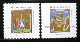Poštovní známky Nìmecko 1996 Vánoce Mi# 1891-92