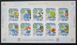 Poštovní známky Pobøeží Slonoviny 2005 Evropa CEPT neperf. Mi# 1461-70 B Kat 33€