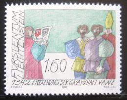 Poštovní známka Lichtenštejnsko 1992 Založení hrabství Vaduz Mi# 1049