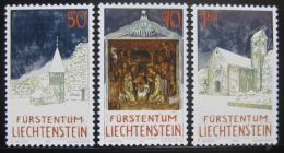 Poštovní známky Lichtenštejnsko 1992 Vánoce Mi# 1050-52