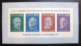 Poštovní známky Gabon 1970 Letci Mi# Block 16
