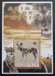 Poštovní známka Malawi 2005 Pes hyenovitý, skauting