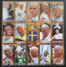 Poštovní známky Rwanda 2012 Papež Jan Pavel II.