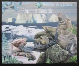 Poštovní známka Burundi 2012 Fauna Mi# Block 234 B RARITA, chybotisk