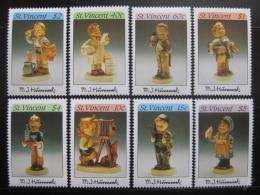 Poštovní známky Svatý Vincenc 1990 Figuríny Mi# 1609-16
