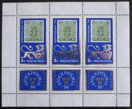 Poštovní známky Maïarsko 1974 Výstava STOCKHOLMIA Mi# 2981