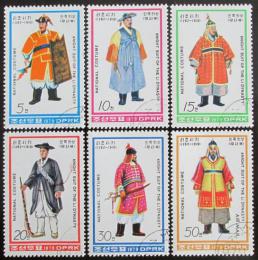 Poštovní známky KLDR 1979 Kostýmy Mi# 1874-79
