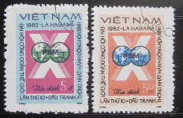 Poštovní známky Vietnam 1982 Kongres odborù Mi# 1200-01