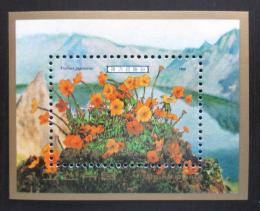 Poštovní známka KLDR 1989 Flóra Alp Mi# Block 250