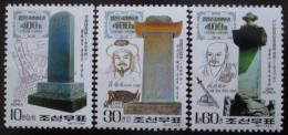 Potovn znmky KLDR 1998 Monumenty Mi# 4102-04