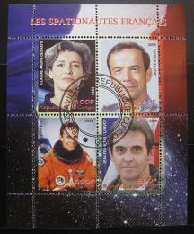 Poštovní známky Kongo 2009 Francouzští kosmonauti