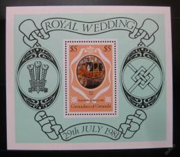 Poštovní známka Grenada Gren.1981 Královská svatba Mi# Block 56