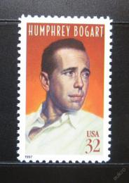 Poštovní známka USA 1997 Humphrey Bogart, herec Mi# 2872