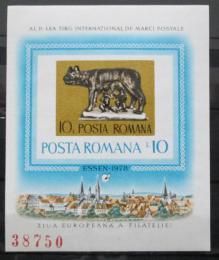 Poštovní známka Rumunsko 1978 Romulus a Remus Mi# Block 155