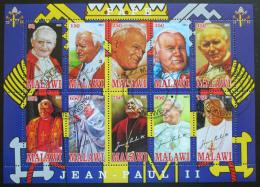 Potovn znmky Malawi 2012 Pape Jan Pavel II